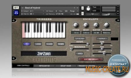 ZapZorn Elements v1.1 (KONTAKT) - звуки различных материалов ZapZorn Elements v1.1 (KONTAKT) - звуки различных материалов