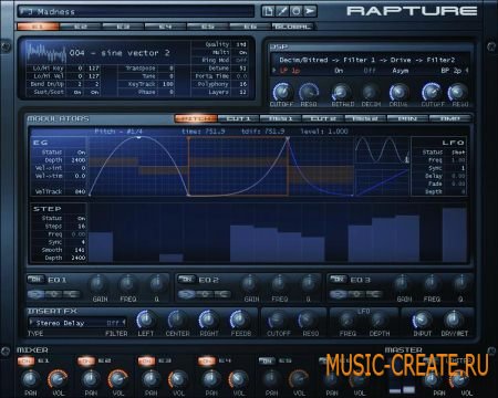 Cakewalk - Rapture v1.2.2 VST x86/x64 Standalone (Team R2R) - синтезатор Cakewalk - Rapture v1.2.2 VST x86/x64 Standalone (Team R2R) - синтезатор