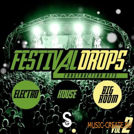 Golden Samples - Festival Drops Vol.2 (WAV MIDI) - сэмплы Electro House, Big Room