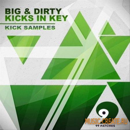 99 Patches - Big and Dirty Kicks In Key (WAV MIDI) - сэмплы бас-барабанов