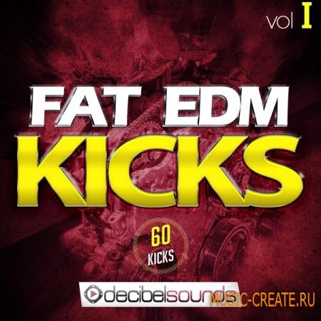 Decibel Sounds - Fat EDM Kicks Vol 1 (WAV) - сэмплы бас-барабанов
