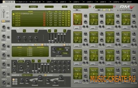 LinPlug - RMV v5.1.4 VSTi x86 x64 (Team CHAOS) - барабанный сэмплер