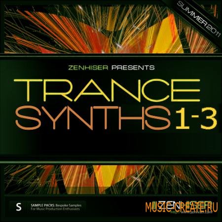 Zenhiser - Trance Synths 1-3 (WAV MIDI) - сэмплы Trance