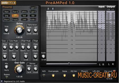 LVC-Audio - PreAMPed v1.0.2b WiN/MAC (TEAM R2R) - эмуляция предусилителей LVC-Audio - PreAMPed v1.0.2b WiN/MAC (TEAM R2R) - эмуляция предусилителей