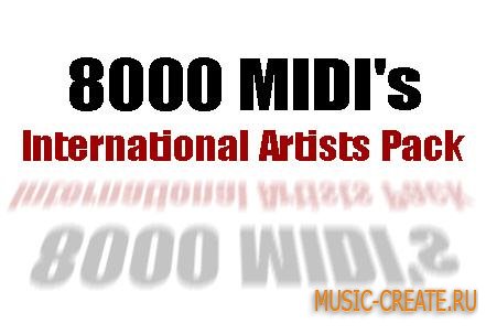 8000 MIDI's International Artists Pack (MIDI)