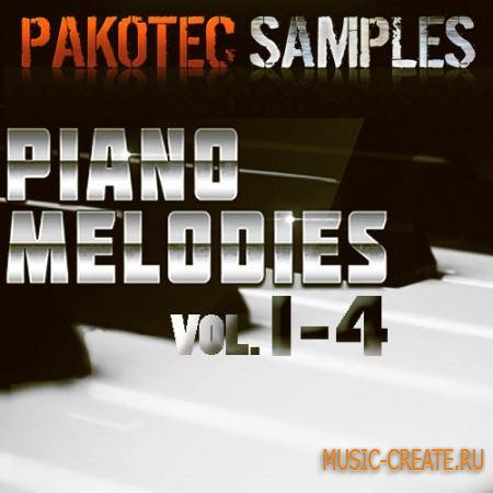 Pakotec Samples - Piano Melodies Vol 1-4 (WAV MIDI) - сэмплы фортепиано
