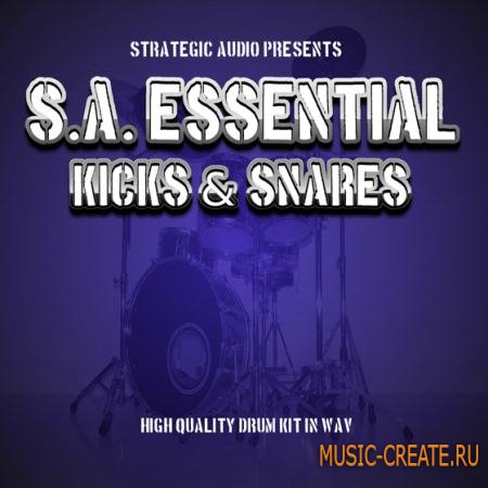 Strategic Audio - S.A. Essential Kicks & Snares (WAV) - сэмплы ударных