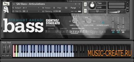 Straight Ahead - Bass v1.0.1 (KONTAKT) - библиотека звуков контрабаса Straight Ahead - Bass v1.0.1 (KONTAKT) - библиотека звуков контрабаса