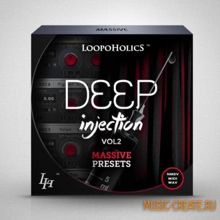 Loopoholics - Deep Injection Vol.2 Massive Presets (WAV MiDi NI Massive)
