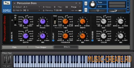 Sample Katra - Percussion Boss (KONTAKT) - синтезатор