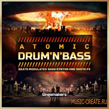 Singomakers - Atomic Drum and Bass (WAV REX2) - сэмплы Drum and Bass