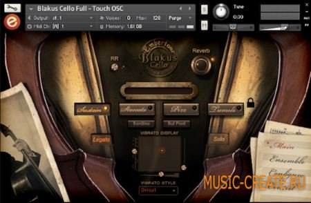 Embertone - Blakus Cello (KONTAKT) - библиотека звуков виолончели Embertone - Blakus Cello (KONTAKT) - библиотека звуков виолончели