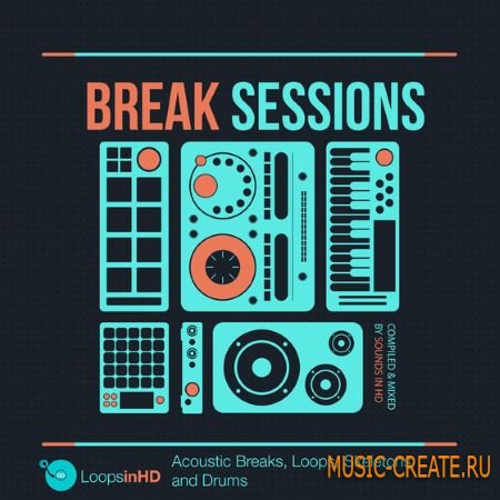 Sounds in HD - Break Session (WAV) - сэмплы ударных Sounds in HD - Break Session (WAV) - сэмплы ударных