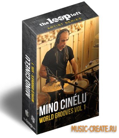 Loop Loft - Mino Cinelu World Grooves Vol.1 (WAV AiFF) - сэмплы ударных
