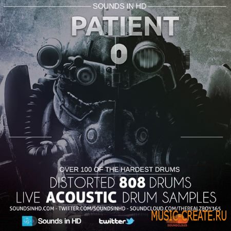 Sounds in HD - Patient 0 Drum Kit (WAV) - сэмплы ударных Sounds in HD - Patient 0 Drum Kit (WAV) - сэмплы ударных