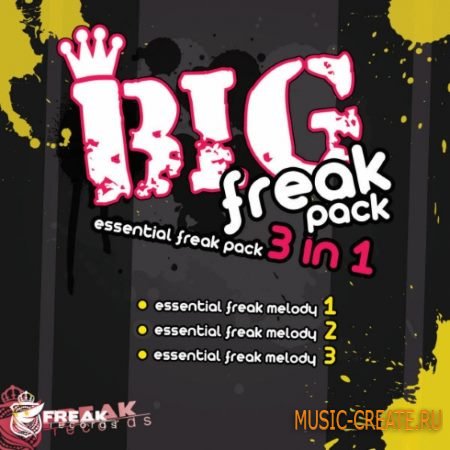 Freak Samples - Essential Freak Melody Bundle Vol.1-3 (WAV MiDi) - сэмплы и мелодии Electro House