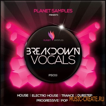 Planet Samples - Breakdown Vocals (WAV MiDi) - сэмплы женского вокала