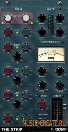DDMF The Strip v1.0.6 (Team R2R) - плагин channel strip DDMF The Strip v1.0.6 (Team R2R) - плагин channel strip