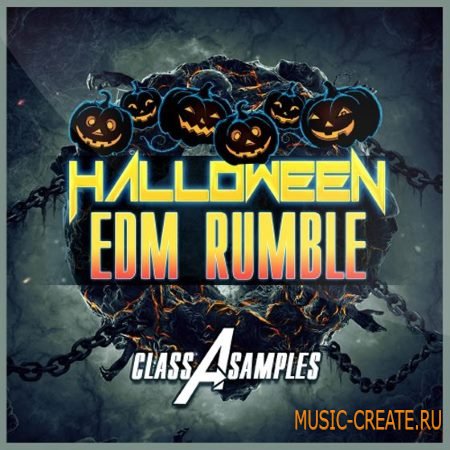 Class A Samples - Halloween EDM Rumble (WAV MiDi) - сэмплы EDM