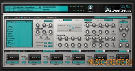 Rob Papen - Punch-BD v1.0.0c (Team R2R) - драм синтезатор