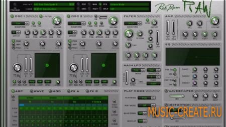 Rob Papen - RAW v1.0.3 (Team R2R) - синтезатор Rob Papen - RAW v1.0.3 (Team R2R) - синтезатор