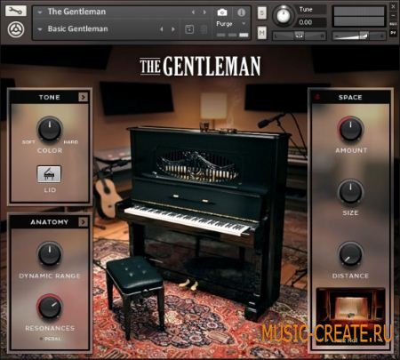 Native Instruments - The Gentleman v1.2 (KONTAKT) - библиотека звуков классического пианино