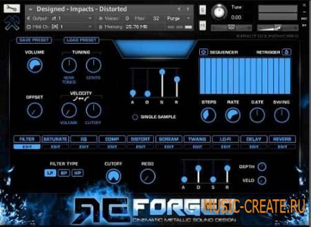 Impact Soundworks - ReForged (WAV REX2 KONTAKT) - кинематографические сэмплы