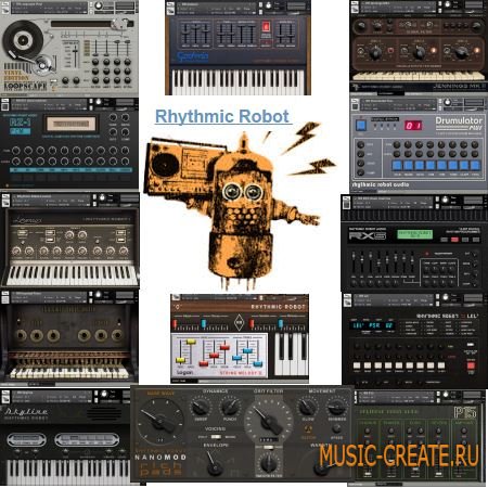Rhythmic Robot Audio Budle Pack (KONTAKT) - сборка синтезаторов, драм машин