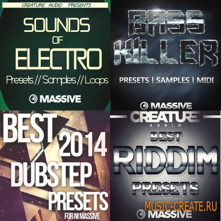 Creature Audio - Budle For Ni MASSiVE (Massive presets)