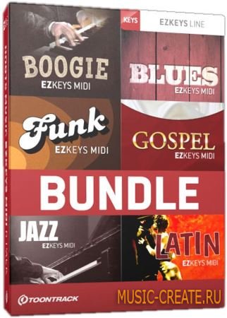 Toontrack - Roots Music EZkeys MIDI 6 Pack - MIDI для EZkeys