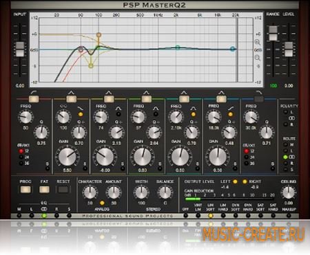 PSPaudioware - PSP MasterQ2 v2.0.1 (Team R2R) - эквалайзер