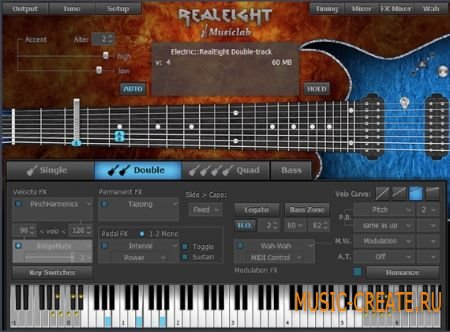 MusicLab - RealEight v1.0.0.7183 WiN/MAC (Team R2R) - виртуальная гитара