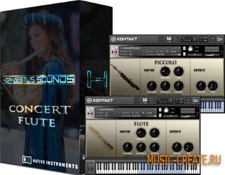 Hephaestus Sounds - Concert Flute (KONTAKT) - библиотека звуков флейта Hephaestus Sounds - Concert Flute (KONTAKT) - библиотека звуков флейта