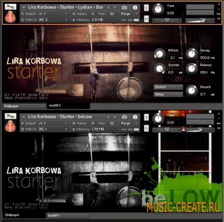 Piotr Nowotnik - Lira Korbowa I Starter V.1.1 (KONTAKT) - библиотека звуков польской шарманки