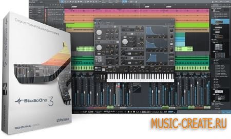 PreSonus - Studio One 3 Professional v3.0.2.34331 WiN/MAC (Team R2R) - программа для создания музыки