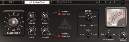 Kuassa - Kratos 2 Maximizer v1.0.2 VST VST3 x86 x64 (Team CHAOS) - лимитер, максимайзер Kuassa - Kratos 2 Maximizer v1.0.2 VST VST3 x86 x64 (Team CHAOS) - лимитер, максимайзер