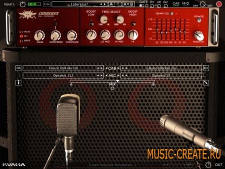 Kuassa - Cerberus Bass Amp v1.0.1 VST VST3 x86 x64 (Team CHAOS) - гитарный усилитель