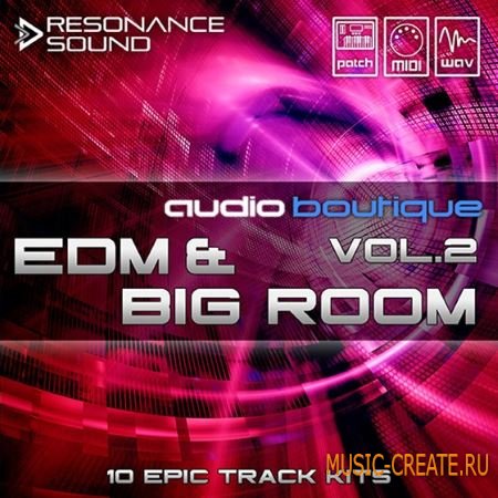Resonance Sound Audio Boutique EDM and Big Room Vol.2 (MULTiFORMAT) - сэмплы EDM, Big Room