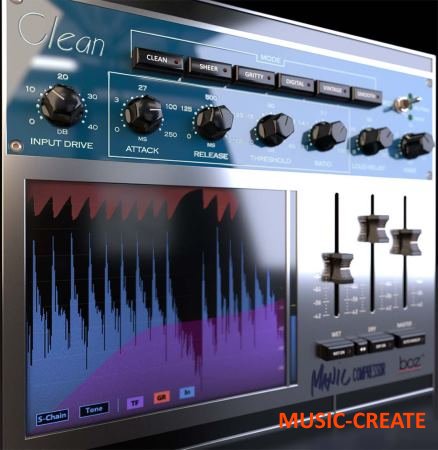 Boz Digital Labs - Manic Compressor v1.0.2 WiN/MAC RETAiL - плагин компрессор Boz Digital Labs - Manic Compressor v1.0.2 WiN/MAC RETAiL - плагин компрессор