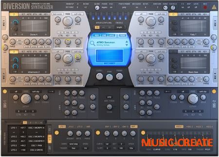 Dmitry Sches - Diversion VSTi 1.40 WIN / MacOSX (TEAM R2R) - синтезатор