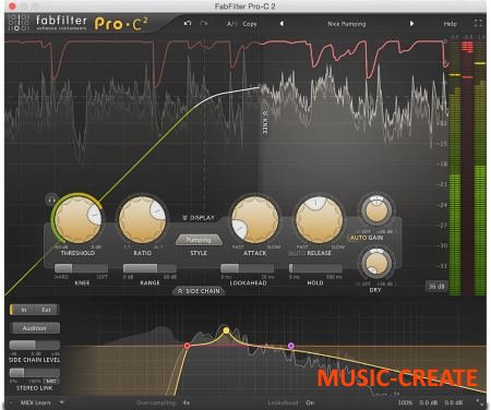 FabFilter Pro-C 2 v2.00 WIN / MacOSX (TEAM R2R) - профессиональный компрессор