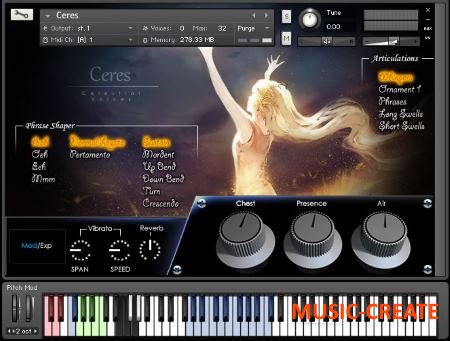 Auddict Celestial - Voices Ceres (KONTAKT) - библиотека вокала