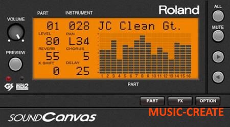 Roland - Sound Canvas VA v1.0.0 (Team R2R) - звуковой модуль