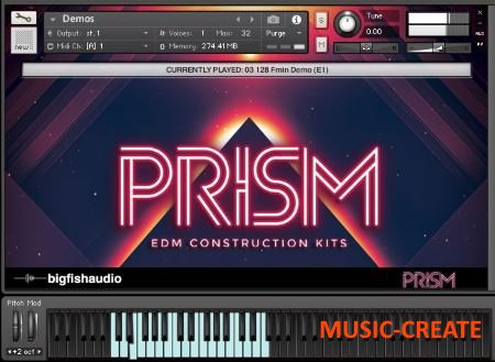 Big Fish Audio - PRISM EDM Construction Kits (MULTiFORMAT) - сэмплы EDM Big Fish Audio - PRISM EDM Construction Kits (MULTiFORMAT) - сэмплы EDM