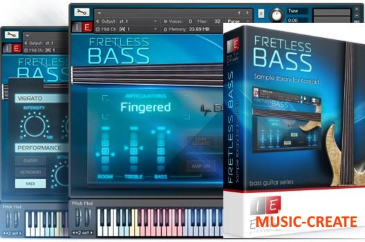 Ilya Efimov - Fretless Bass (KONTAKT) - библиотека бас гитары Ilya Efimov - Fretless Bass (KONTAKT) - библиотека бас гитары