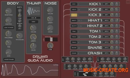 Guda Audio - DrumR v1.2 WIN OSX (Team R2R) - драм-машина