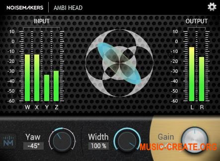 Noise Makers - Ambi Head v1.0 WiN OSX Regged (Team R2R) - конвертор ambisonic сигналов в 3D бинауральные аудио