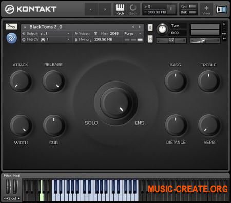 Wavesfactory - BlackToms 2.0 (KONTAKT) - библиотека перкуссии Wavesfactory - BlackToms 2.0 (KONTAKT) - библиотека перкуссии