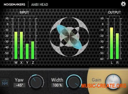 Noise Makers - Ambi Head v1.0 WiN OSX Regged (Team R2R) - конвертор ambisonic сигналов в 3D бинауральные аудио Noise Makers - Ambi Head v1.0 WiN OSX Regged (Team R2R) - конвертор ambisonic сигналов в 3D бинауральные аудио
