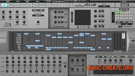 XILS-lab - StiX by Xils v1.0.0 CE AAX RTAS VSTi (Team V.R) - виртуальная ритм-машина